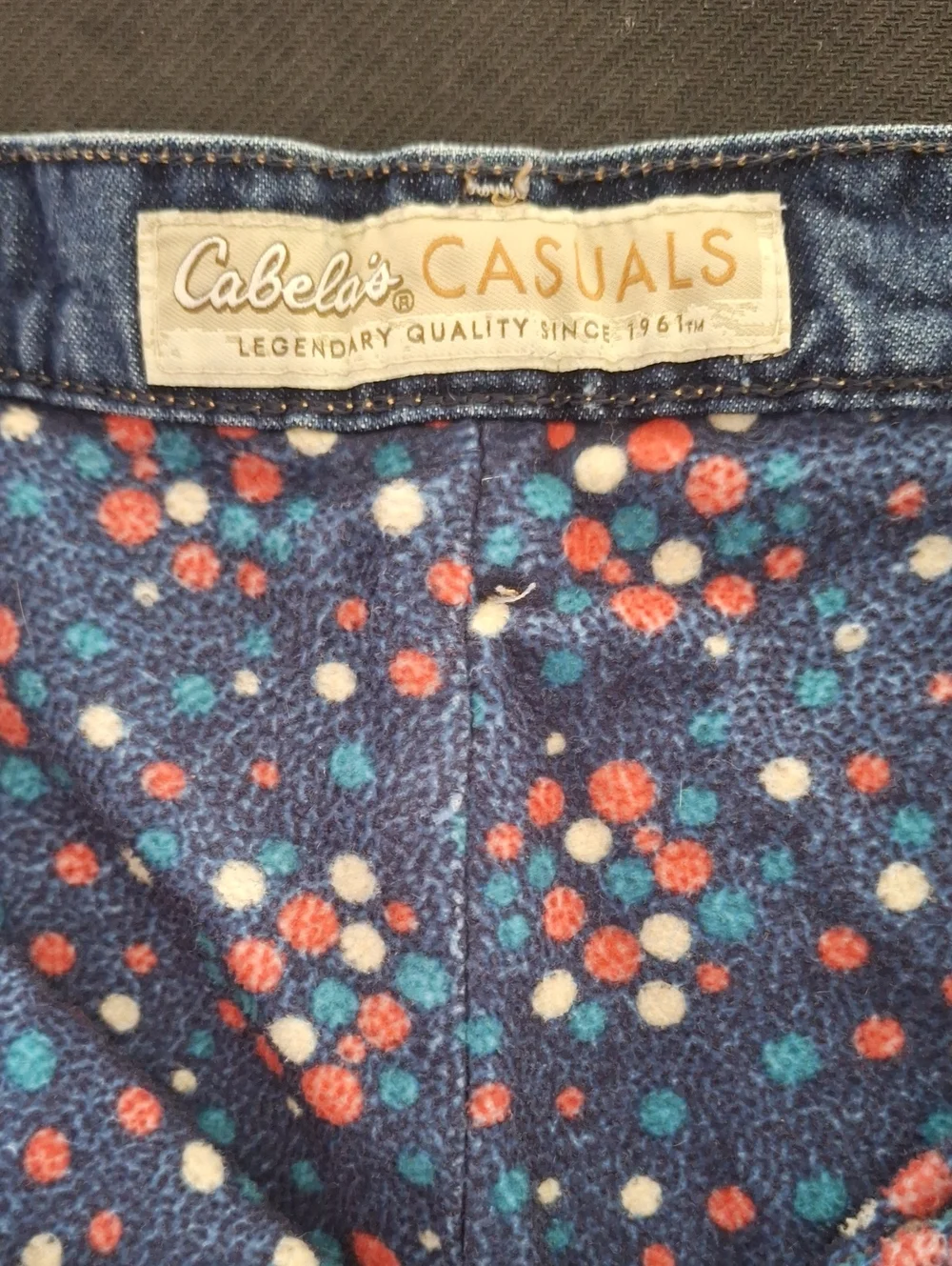 Cabela's Insulated Casuals Women's Dark Blue Straight Leg Jeans